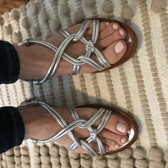 Silver Prada gladiator sandals 37 - Picture 8 of 8